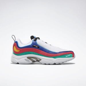 Reebok Daytona DMX Turnschuhe Herren - Weiß/Rosa - DE 025-BUS